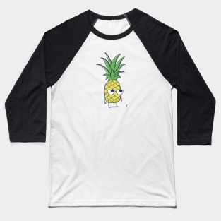 Unimpressed Pineapple Baseball T-Shirt